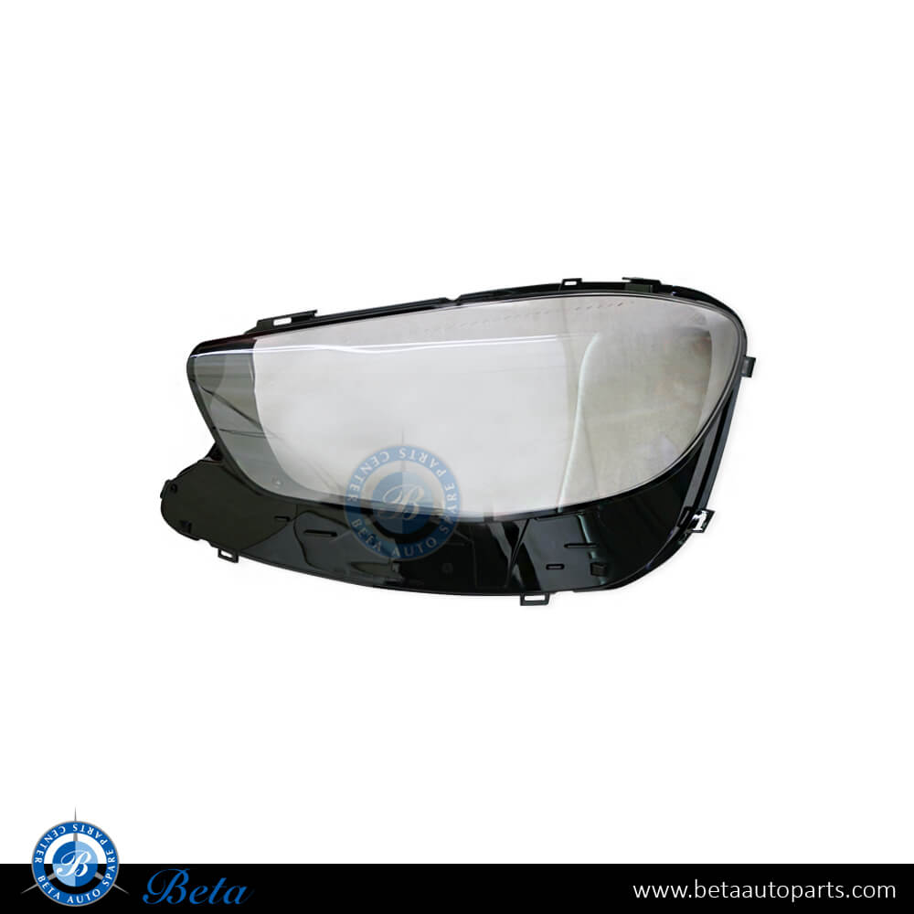 Left Side Headlamp Lens for Mercedes E-Class W213 2021-Up models, Part Number 2139066308 Left Side Headlamp Lens for Mercedes E-Class W213 2021-Up models, Part Number 2139066308